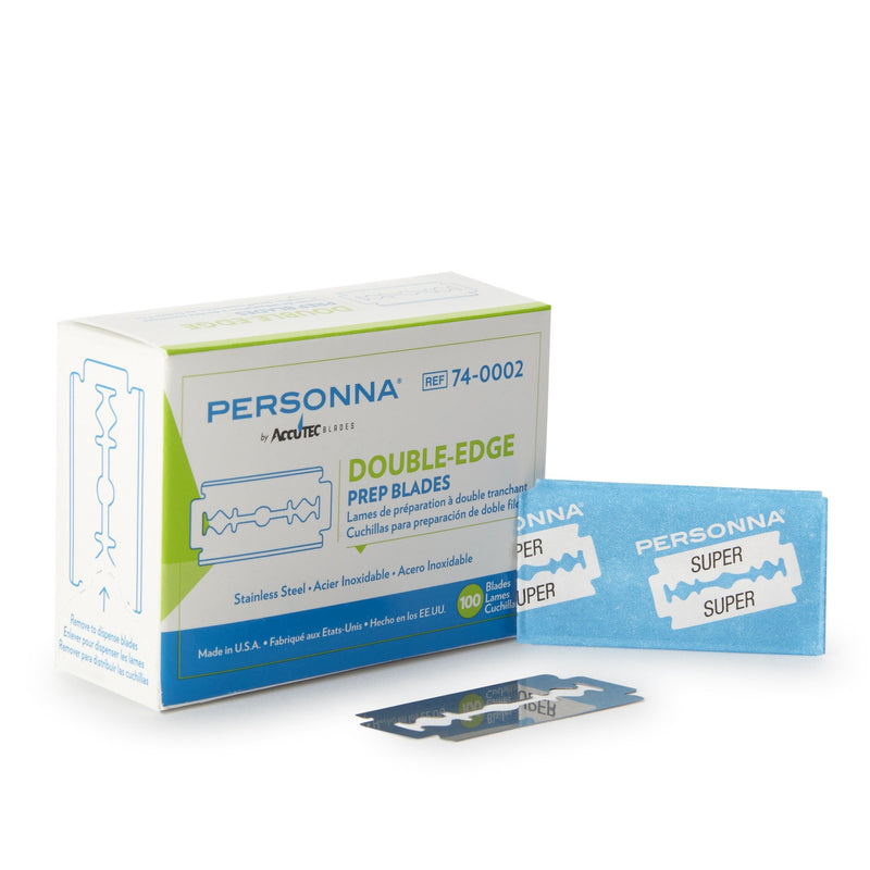 Personna® Double Edged Razor Blade, 1 Case of 1000 (Hair Removal) - Img 1