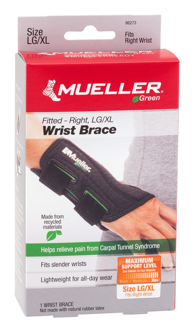 Mueller® Green Wrist Brace, Large / X-Large, 1 Each (Immobilizers, Splints and Supports) - Img 3