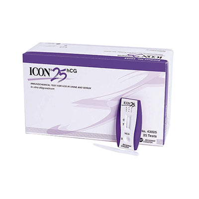 Icon® 25 hCG Pregnancy Fertility Rapid Test Kit, 1 Case of 100 (Test Kits) - Img 1