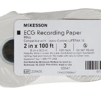 McKesson ECG Thermal Recording Paper, 1 Case of 60 (Diagnostic Recording Paper and Film) - Img 3