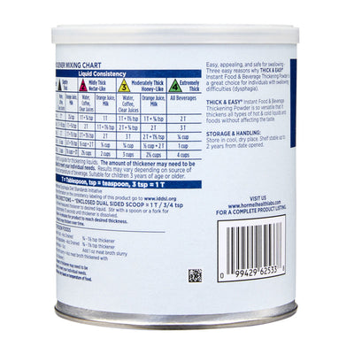 Thick & Easy® Food and Beverage Thickener, 8-ounce Canister, 1 Case of 12 (Nutritionals) - Img 2