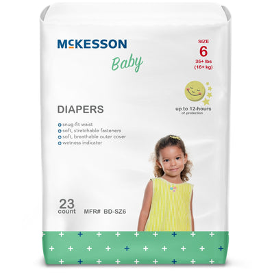 McKesson Baby Diaper, Size 6, 1 Bag () - Img 5