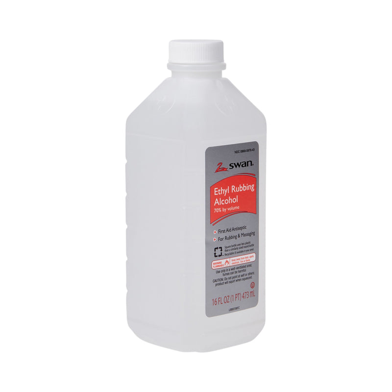 Swan Ethyl Alcohol Antiseptic, 16 oz. Bottle, 1 Case of 12 (Over the Counter) - Img 2