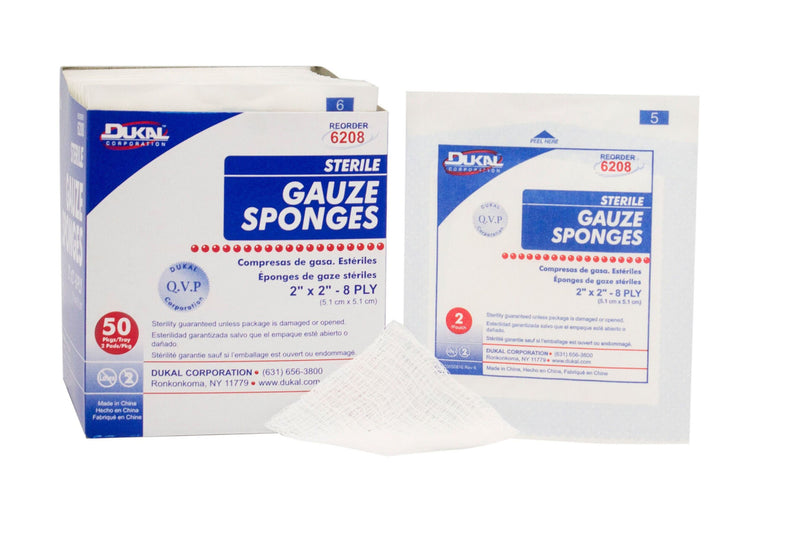 Dukal™ Sterile Gauze Sponge, 2 x 2 Inch, 1 Case of 3000 (General Wound Care) - Img 5