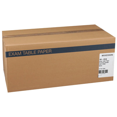McKesson Smooth Table Paper, 21 Inch x 225 Foot, White, 1 Case of 12 (Table Paper) - Img 4