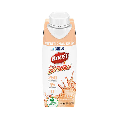 Boost Breeze® Peach Oral Supplement, 8 oz. Carton, 1 Each (Nutritionals) - Img 1