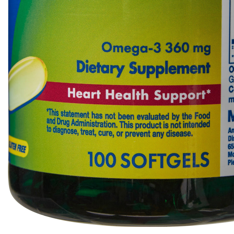 sunmark® 1200 mg Strength Fish Oil Omega-3 Supplement, 1 Bottle (Over the Counter) - Img 6