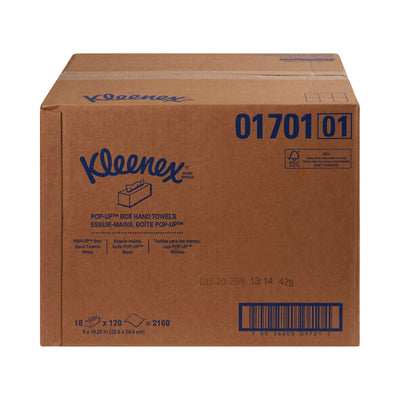 Kleenex® 1-Ply Guest Towel Pop-Up Box, 120 per Box, 1 Box (Paper Towels) - Img 4