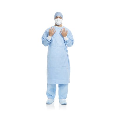 AERO BLUE Surgical Gown with Towel, X-Large, 1 Each (Gowns) - Img 1