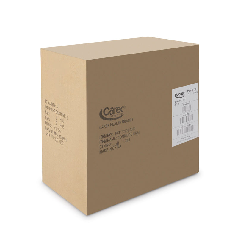 Carex® Commode Liner, 14 x 14 Inch, 1 Box of 7 (Ambulatory Accessories) - Img 5