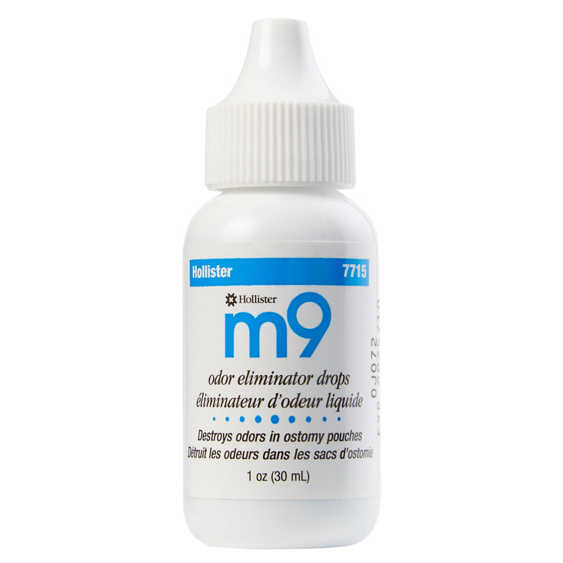 m9 Odor Eliminator Drops, 1 oz. Bottle, Unscented, 1 Box of 12 (Ostomy Accessories) - Img 1