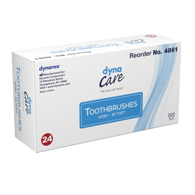 dynarex® Toothbrush, 1 Box of 144 (Mouth Care) - Img 2