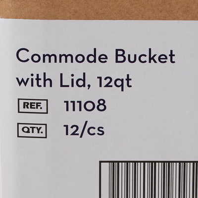 drive™ Commode Bucket, 12 Quart, 1 Case of 12 (Ambulatory Accessories) - Img 4