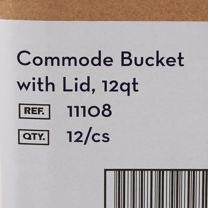 drive™ Commode Bucket, 12 Quart, 1 Case of 12 (Ambulatory Accessories) - Img 4