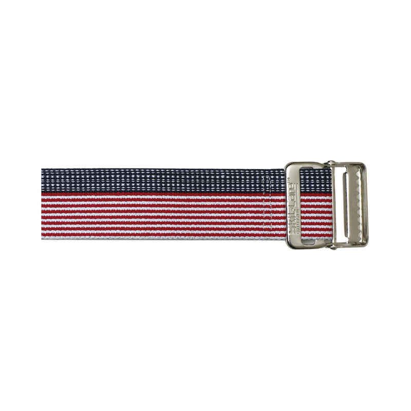 SkiL-Care™ Heavy-Duty Gait Belt with Metal Buckle, Stars & Stripes, 72 Inch, 1 Each (Transfer Equipment) - Img 1