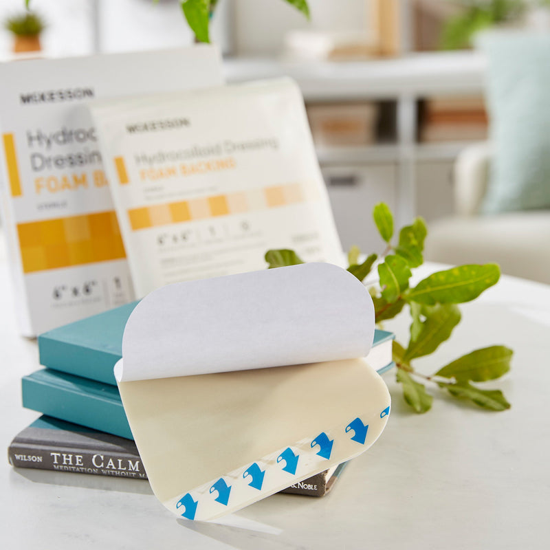 McKesson Hydrocolloid Dressing, 6 x 6 Inch, 1 Box of 10 (Advanced Wound Care) - Img 6