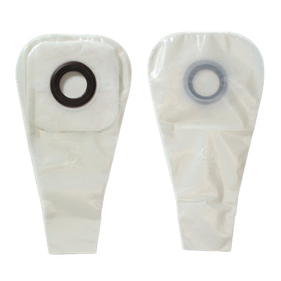 One-Piece Drainable Transparent Ostomy Pouch, 12 Inch Length, 2 Inch Flange, 1 Box of 30 (Ostomy Pouches) - Img 1