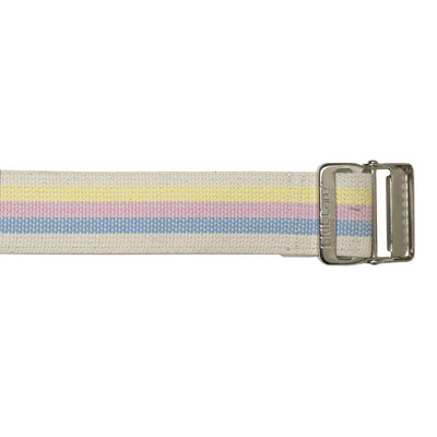 SkiL-Care™ Heavy-Duty Gait Belt with Metal Buckle, Pastel Stripes, 60 Inch, 1 Each (Transfer Equipment) - Img 1