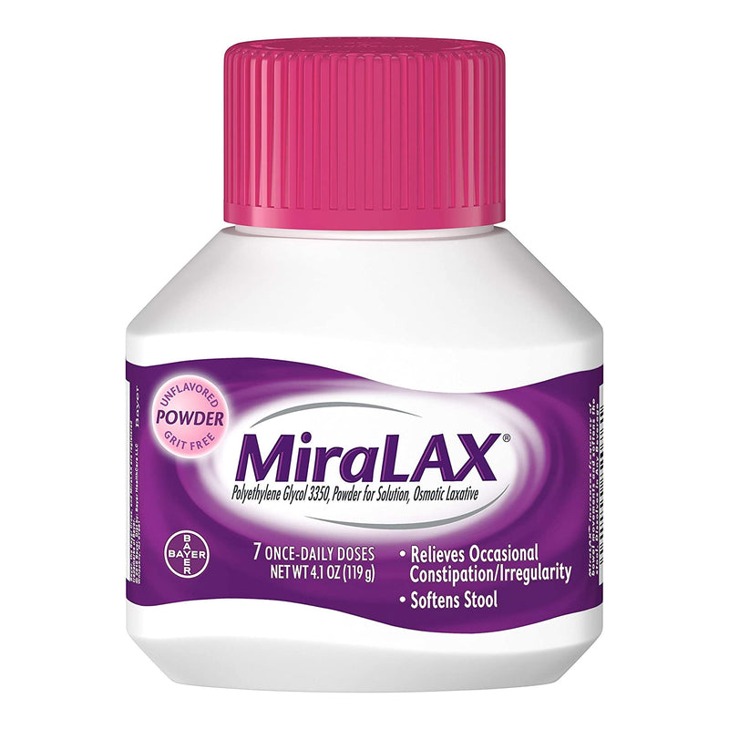 MiraLAX® Polyethylene Glycol 3350 Laxative, 1 Each (Over the Counter) - Img 1