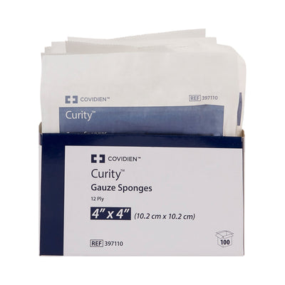 Curity™ Sterile USP Type VII Gauze Sponge, 4 x 4 Inch, 1 Tray of 10 (General Wound Care) - Img 2