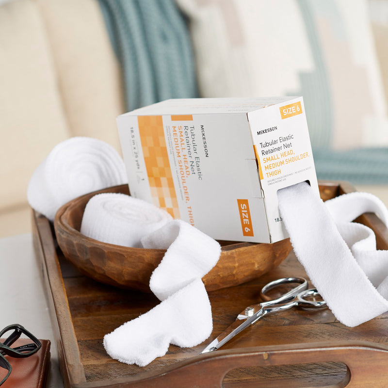 McKesson Tubular Bandage, Small Head, Medium Shoulder, Thigh, 18-1/2 inch X 25 yards, Size 6, 1 Box (General Wound Care) - Img 7