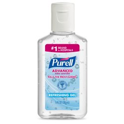 Purell Advanced Hand Sanitizer 70% Ethyl Alcohol Gel, Bottle, 1 oz, 1 Each (Skin Care) - Img 1