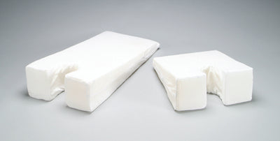 Face Down Pillow Poly Foam 14  X 29  X 6 -1.5   White (Cervical Pillows/Covers) - Img 1
