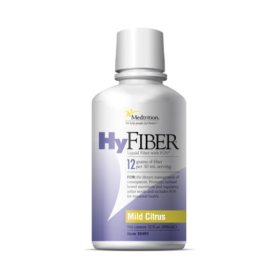 HyFiber® with FOS Citrus Oral Supplement / Tube Feeding Formula, 32 oz. Bottle, 1 Case of 4 (Nutritionals) - Img 1