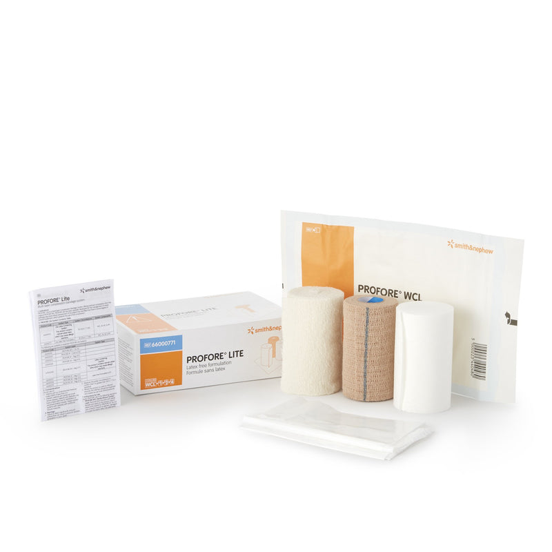 Profore® Lite Self-adherent / Tape Closure 3 Layer Compression Bandage System, 1 Case of 8 (General Wound Care) - Img 1