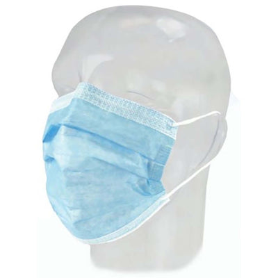 FluidGard® 160 Anti-Fog Procedure Mask, Blue, 1 Case of 500 (Masks) - Img 2