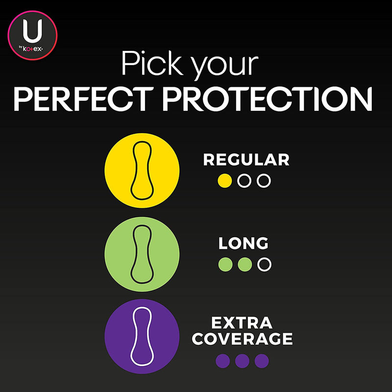 U by Kotex® Security® Lightdays® Liners, Extra-Coverage, 1 Case of 320 (Feminine Protection) - Img 4