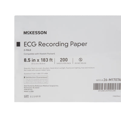 McKesson ECG Recording Paper, 1 Case of 2000 (Diagnostic Recording Paper and Film) - Img 3