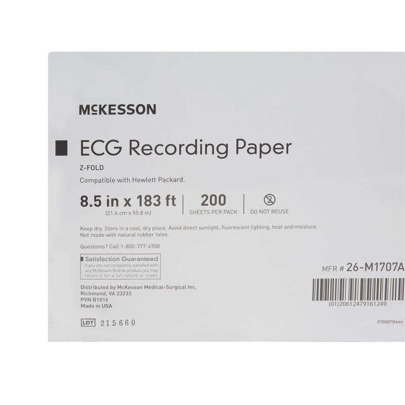 McKesson ECG Recording Paper, 1 Case of 2000 (Diagnostic Recording Paper and Film) - Img 3