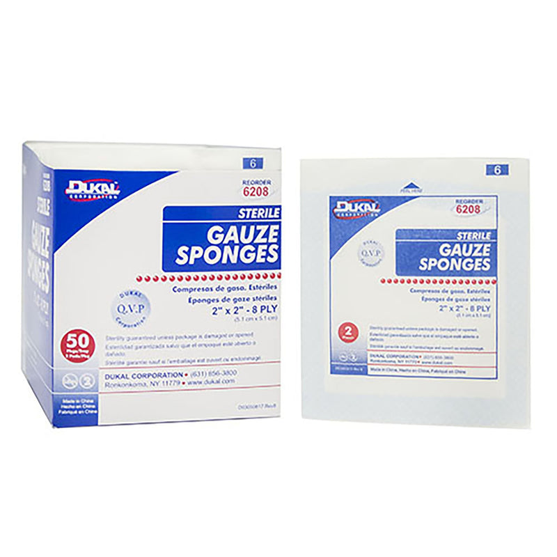 Dukal™ Sterile Gauze Sponge, 2 x 2 Inch, 1 Case of 3000 (General Wound Care) - Img 6