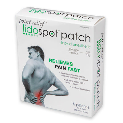 LidoSpot® Topical Pain Relief, 1 Pack of 5 (Over the Counter) - Img 7