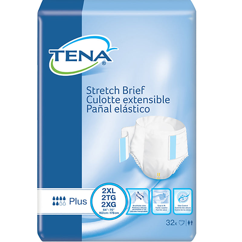 Tena® Stretch™ Plus Incontinence Brief, Extra Extra Large, 1 Pack of 32 () - Img 2