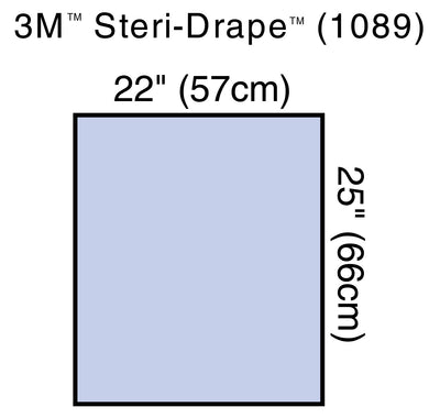 3M™ Steri-Drape™ Sterile Utility Sheet General Purpose Drape, 22 x 25 Inch, 1 Pack of 2 (Procedure Drapes and Sheets) - Img 1