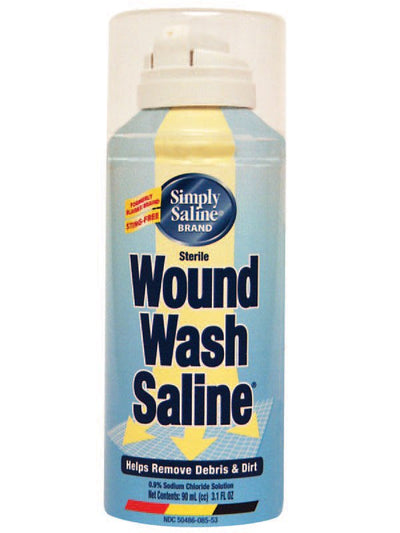 Simply Saline Wound Wash, 90 mL Spray Can, 1 Each () - Img 1