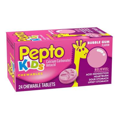 PEPTO-BISMOL, TAB CHEW BUBBLE GUM (24/BX) (Over the Counter) - Img 2