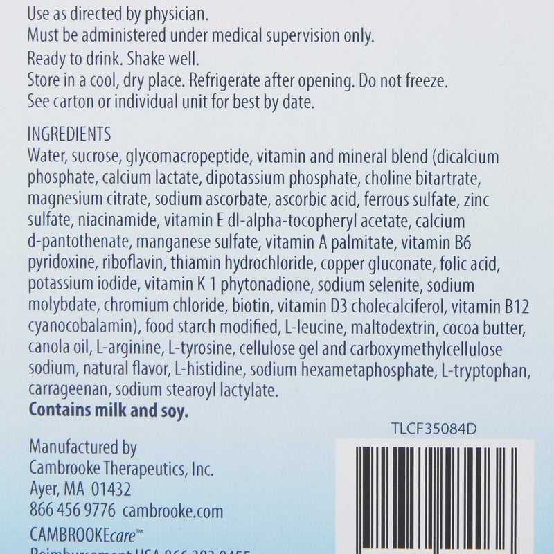 Glytactin RTD 15 PKU Oral Supplement, 8.5 oz. Carton, 1 Case of 30 (Nutritionals) - Img 4