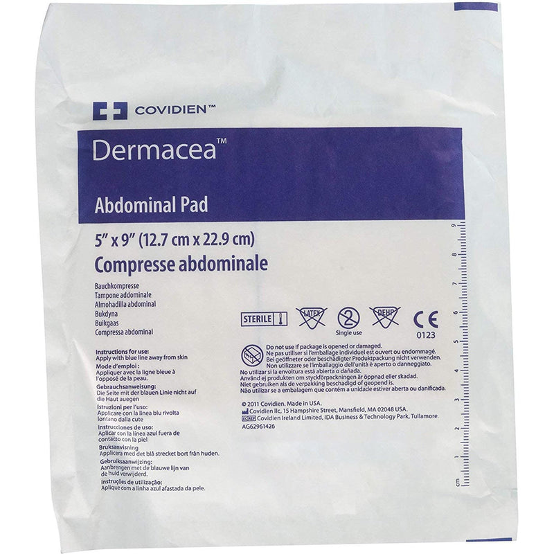 Dermacea™ NonSterile Abdominal Pad, 5 x 9 Inch, 1 Each (General Wound Care) - Img 2