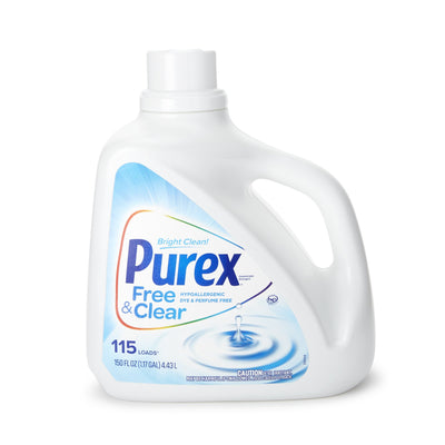 DETERGENT, LAUNDRY PUREX FREE & CLEAR 150OZ BT (4BT/CS) (Detergents) - Img 1