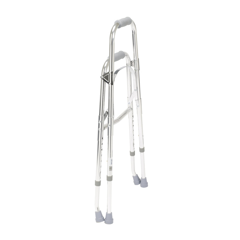 drive™ Hemi Aluminum Side Step Folding Walker, 29½ – 37 Inch Height, 1 Each (Mobility) - Img 3