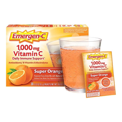 Emergen-C® Super Orange Oral Supplement, 0.3 oz. Packet, 1 Box of 30 (Nutritionals) - Img 3