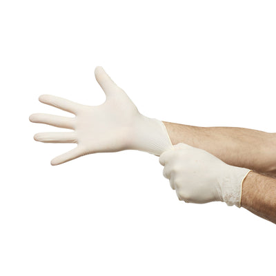 Trilon 2000® PF with MC3® Stretch Vinyl Standard Cuff Length Exam Glove, Large, Ivory, 1 Box of 100 () - Img 2