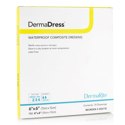 DermaDress® Composite Dressing, 6 x 6 inch, 1 Box of 10 () - Img 2