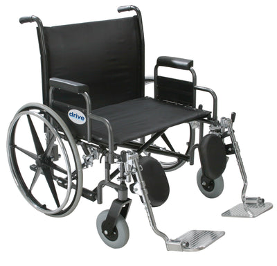 drive™ Sentra Extra HD Bariatric Wheelchair, 24-Inch Seat Width, 1 Each (Mobility) - Img 1