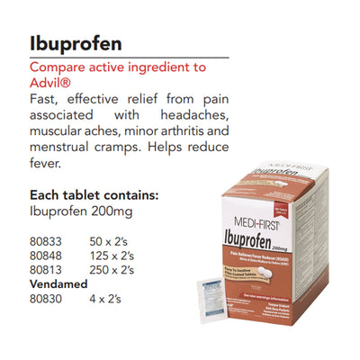 Medi-First Ibuprofen Pain Relief, 1 Box of 250 (Over the Counter) - Img 4