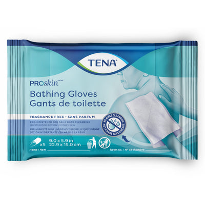 TENA® ProSkin™ Bathing Gloves, 1 Pack of 5 (Skin Care) - Img 1