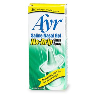 Ayr® Saline Nasal Gel No-Drip Sinus Spray Nasal Moisturizer, 1 Each (Over the Counter) - Img 1